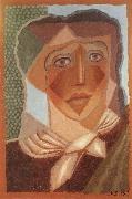 Juan Gris, The fem wearing the scarf